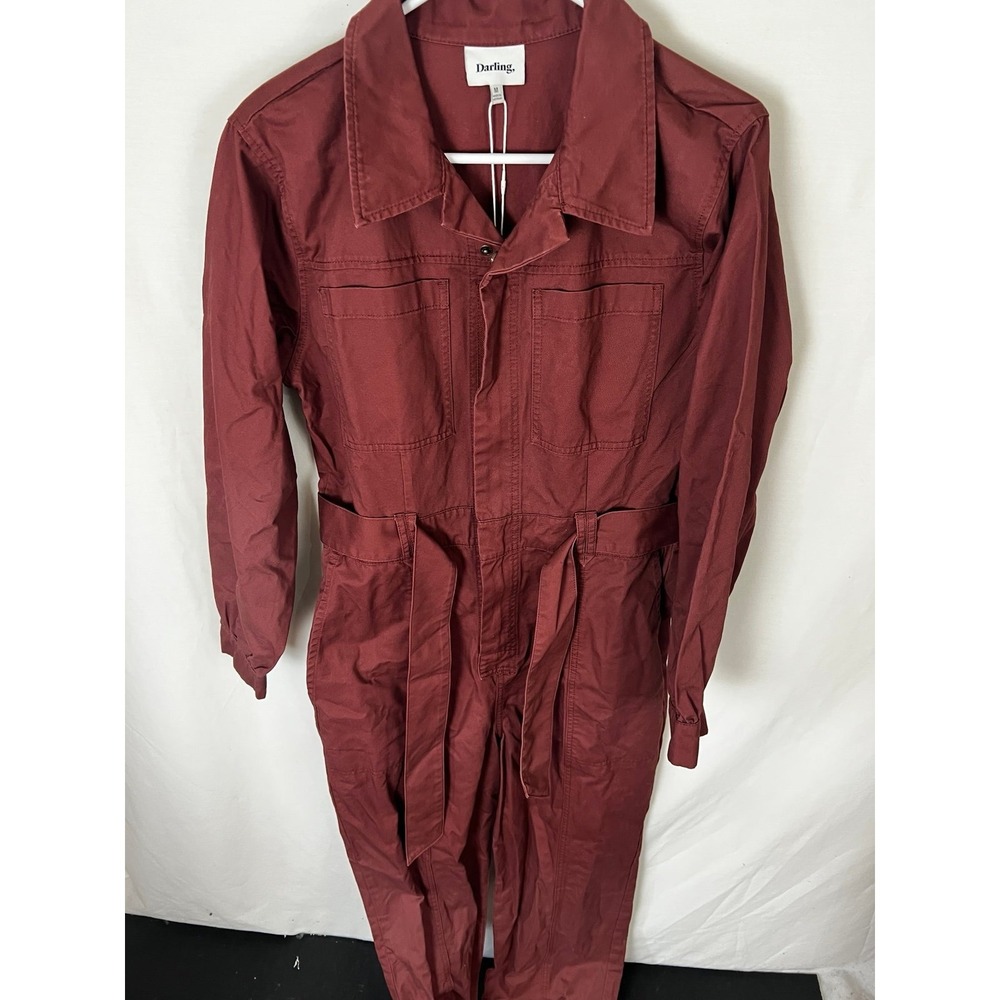 Darling Size Medium Brown New Jumpsuit NWT - Picture 3 of 12